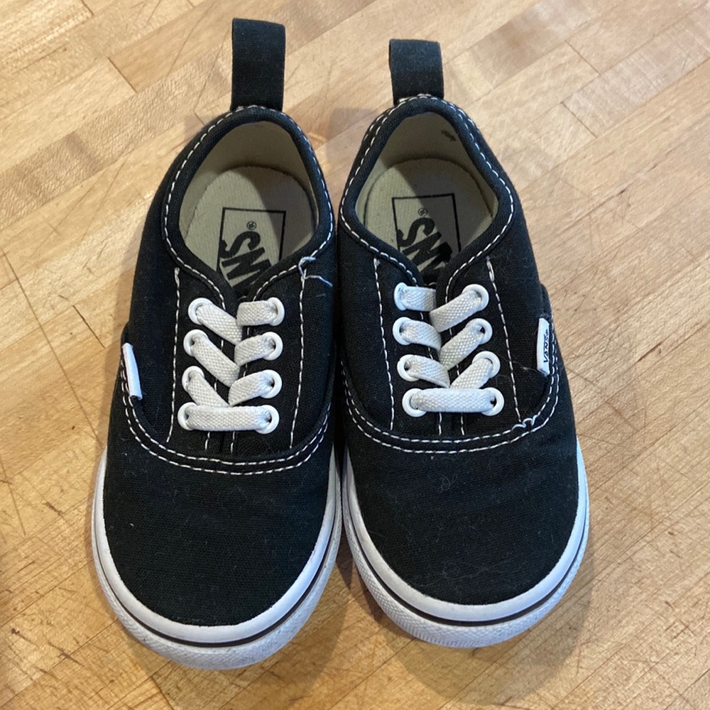 Black Vans Slip Ons